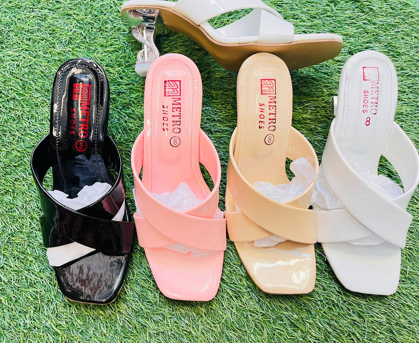 Cross-Strap Heels (For Girls)