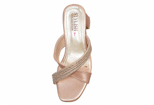 Fancy block heel