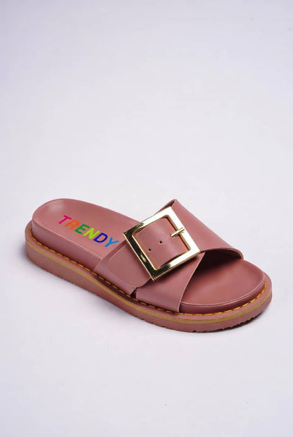Buckle Strap Slipper (For Girls)