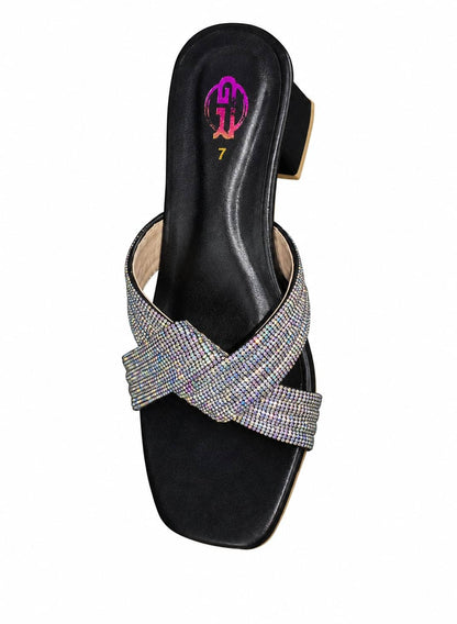 Fancy block heel